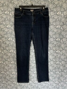 J. Jill Dark Wash Slim Leg Jeans